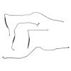 Transmission Oil Cooler Lines for Select 1999-2007 GM 1500 V8 Trucks with External Cooler [Stainless Steel]