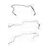 Transmission Oil Cooler Lines for 1999-2007 GM Full-Size Trucks 6.0L with 4L80/4L80E Transmission  [Stainless] - image 1