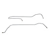 Transmission Cooler Lines for 67-69 Pontiac Firebird & Trans Am, TH350/400 [Stainless Steel] - image 1