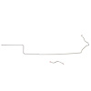 2-Piece Disc Intermediate Brake Line for 67-70 Mopar B-Body [Steel] - image 1