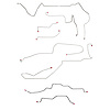 Complete Brake Line Kit for 1998-2002 Chevrolet Camaro, Pontiac Trans Am without Traction Control [Stainless Steel] - image 1