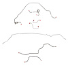 Complete Brake Line Kit for 76-77 Camaro With Standard Suspension [Stainless Steel] - image 1