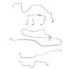 Complete Brake Line Kit for 84-85 Camaro 2.5L/4 Cyl or 2.8L/6 Cyl, Non-Borg Warner HD Axle [Stainless Steel] - image 1
