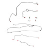 Complete Brake Line Kit for 89-91 Camaro, 5.0L/8 Cyl or 5.7L/8 Cyl, J65 Rear Disc [Stainless Steel] - image 1