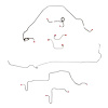 Complete Brake Line Kit for 1979-80 Pontiac Firebird, w/ Power Disc, Rear Disc [Stainless Steel] - image 1