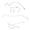 Complete Brake Line Kit for 1984-85 Pontiac Firebird 5.0L 8 Cyl w/ Rear Drum [Stainless Steel] - image 1