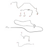 Complete Brake Line Kit for 1984-85 Pontiac Firebird 2.5L 4 Cyl or 2.8L 6 Cyl w/ J65 Rear Disc [Stainless Steel] - image 1