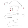 Complete Brake Line Kit for 1986-89 Pontiac Firebird V8 w/ J65 Rear Disc [Stainless Steel] - image 1