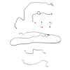 Complete Brake Line Kit for 1989 Pontiac Firebird 5.0L 8 Cyl or 5.7L 8 Cyl w/ Rear Drum [Stainless Steel] - image 1