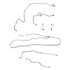 Complete Brake Line for 1991 Pontiac Firebird 5.0L 8 Cyl or 5.7L 8 Cyl w/ J65 Rear Disc [Stainless Steel] - image 1
