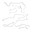 Complete Brake Line Kit for 1998-02 Pontiac Firebird, w/o Traction Control [Stainless Steel] - image 1