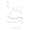Complete Brake Line Kit for 1970-71 Mopar E-Body w/Standard Drum, 8 3/4 in. or Dana Axle [Stainless Steel] - image 1