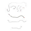 Complete Brake Line Kit for 1970-71 Mopar E-Body w/ Power Disc, 8 3/4 in. or Dana Axle, w/o Hemi [Steel] - image 1