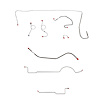 Complete Brake Line Kit for 1970-71 Mopar E-Body w/Standard Disc, 8 3/4 in. or Dana Axle, w/Hemi [Steel] - image 1
