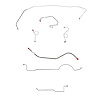 Complete Brake Line Kit for 1971 Mopar E-Body w/ Standard Drum [Stainless Steel] - image 1