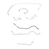 Complete Brake Line Kit for 1971 Mopar E-Body w/ Power Drum [Steel] - image 1