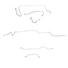 Complete Brake Line Kit for 1964-65 Mopar A-Body w/ Standard Brakes, 7-1/4 in. or 8-1/4 in. Axle [Stainless Steel] - image 1