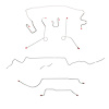 Complete Brake Line Kit for 1967 Mopar A-Body w/ Power Disc, 8 3/4 in. Axle [Stainless Steel] - image 1