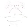 Complete Brake Line Kit for 1973 Mopar A-Body w/ Power Brakes, 108 in. Wheel Base [Steel] - image 1