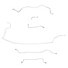 Complete Brake Line Kit for 1962-63 Mopar B-Body w/ Standard Brakes, w/o 426 Max Wedge [Steel] - image 1