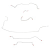 Complete Brake Line Kit for 1964 Mopar B-Body w/ Power Brakes, w/o 426 Max Wedge [Steel] - image 1