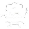 Complete Brake Line Kit for 1965 Mopar B-Body w/ Standard Brakes [Stainless Steel] - image 1