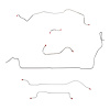 Complete Brake Line Kit for 1965 Mopar B-Body w/ Power Brakes [Stainless Steel] - image 1