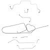 Complete Brake Line Kit for 1966 Mopar B-Body w/ Standard Disc [Steel] - image 1