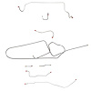 Complete Brake Line Kit for 1966 Mopar B-Body w/ Standard Disc [Steel] - image 1