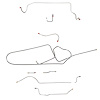 Complete Brake Line Kit for 1966 Mopar B-Body w/ Standard Disc [Steel] - image 1