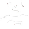 Complete Brake Line Kit for 1966 Mopar B-Body w/ Power Drum [Steel] - image 1