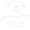 Complete Brake Line Kit for 1966 Mopar B-Body w/ Power Drum [Steel] - image 1