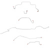 Complete Brake Line Kit for 1966 Mopar B-Body w/ Power Drum [Steel] - image 1