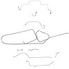 Complete Brake Line Kit for 1966 Mopar B-Body w/ Power Disc [Stainless Steel] - image 1