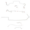 Complete Brake Line Kit for 1967 Mopar B-Body w/ Standard Disc [Stainless Steel] - image 1