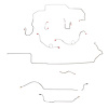 Complete Brake Line Kit for 1969 Mopar B-Body w/ Power Disc [Steel] - image 1