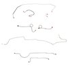 Complete Brake Line Kit for 1971 Mopar B-Body w/ Power Disc [Steel] - image 1
