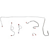 5-Piece Front Brake Line Kit for 70-71 Mopar E-Body Non-Power Disc [Steel] - image 1
