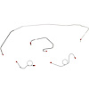 4-Piece Front Line Set for 71-73 Mopar E-Body w/ Power Drum [Steel] - image 1