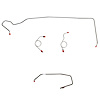 4-Piece Brake Line Set for 74 Mopar E-Body w/ Power Disc [Steel] - image 1