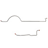 2-Piece Line Rear Axle Set for 74 Mopar E-Body w/ 8 3/4 in. Axle [Stainless Steel] - image 1