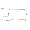 Transmission Line Set for 70-74 Mopar E-Body/71-72 Dodge Charger/Coronet/GTX/Road Runner/Satellite w/727/904 [Stainless Steel] - image 1