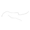 2-Piece 1/4 in. Fuel Return Line for 80-81 Chevy Camaro [Steel] - image 1