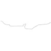 3/8 in. Tank To Pump Fuel Line for 82-92 GM F-Body [Steel] - image 1