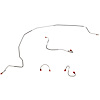 Power Drum Front Brake Line Kit for 67-68 Firebird [Steel] - image 1