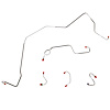 Power Disc Front Brake Line Kit for 67-68 Firebird [Steel] - image 1