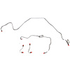 Front Brake Line Kit for 86-89 GM F-Body w/ V8 [Stainless Steel] - image 1