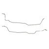 Transmission Cooler Lines w/ 1/2 in. Radiator Ports for 70-81 Chevy Camaro TH350/400 [Steel] - image 1