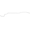5/16 in. Fuel Vapor Line for 70 Mopar B-Body w/ California Emission Controls [Steel] - image 1
