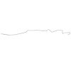 1/4 in. Return Fuel Line for 73 Mopar B-Body [Stainless Steel] - image 1